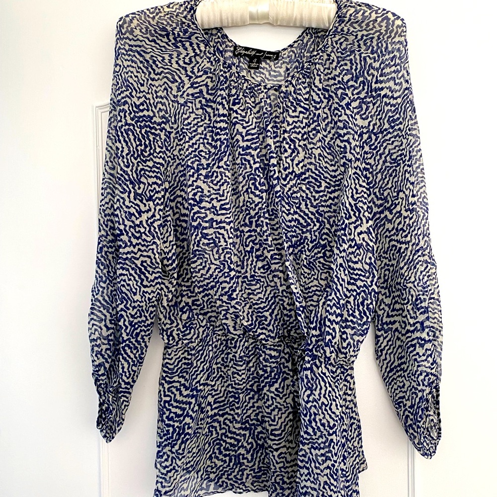 Feminine blouse, dress up your jeans